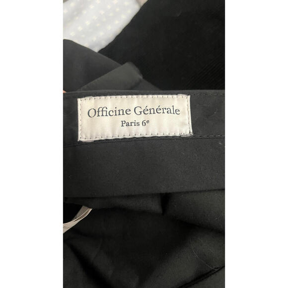 OFFICINE GENERALE PARIS TUXEDO STRAIGHT LEG PANTS STRAPS 36 - Picture 9 of 10